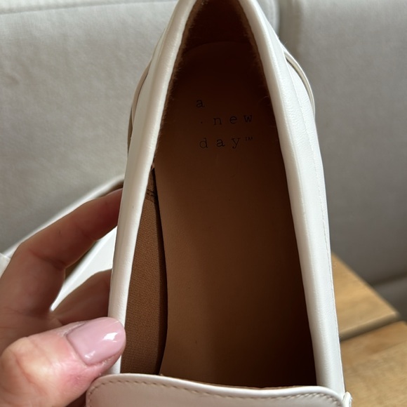 White Chunky Loafers - Picture 3 of 5